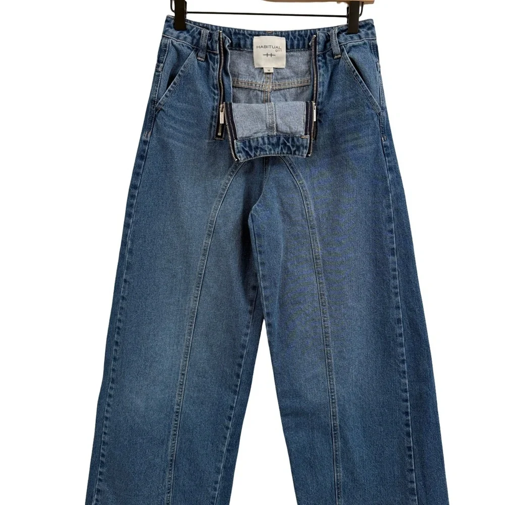 Habitual Blue Flare & Wide Leg Jeans - Picture 3 of 15